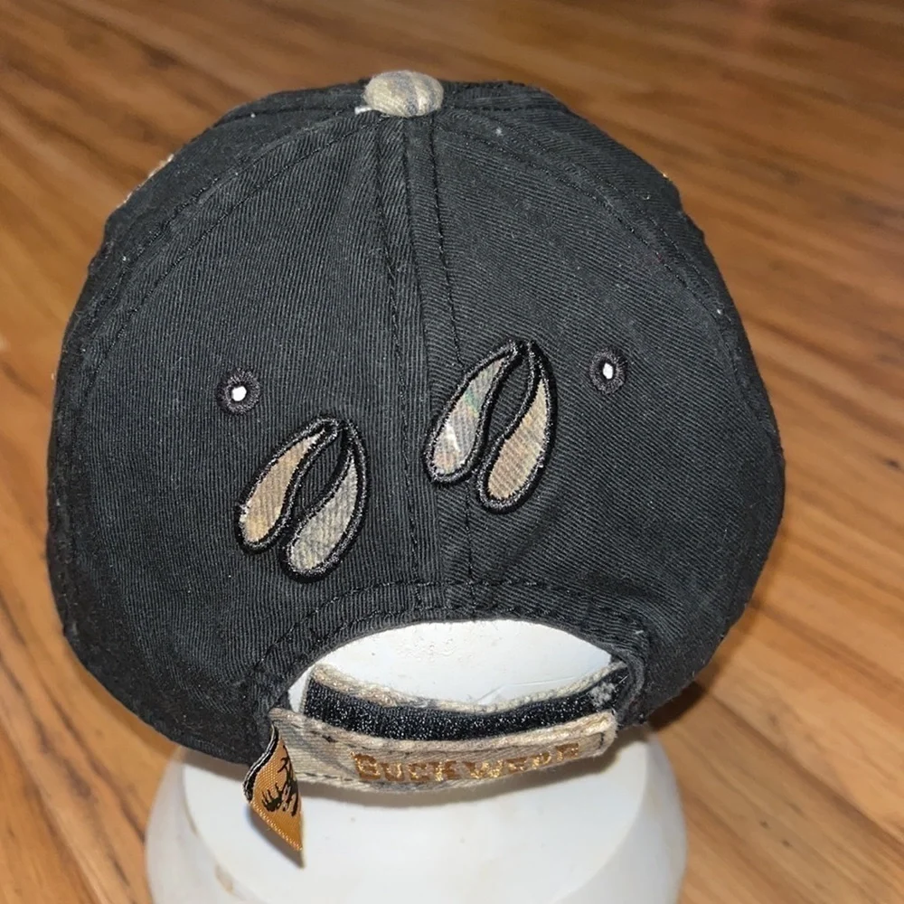 Buckwear hat velcro strap cute as a button buck toddler size